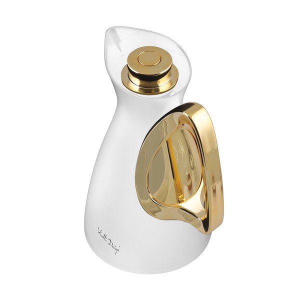 Fehér-aranyszínű termosz 1 l Alessia – Vialli Design-image-2