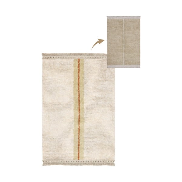 Bézs pamut szőnyeg 170x240 cm Duetto Sage – Lorena Canals-image-3