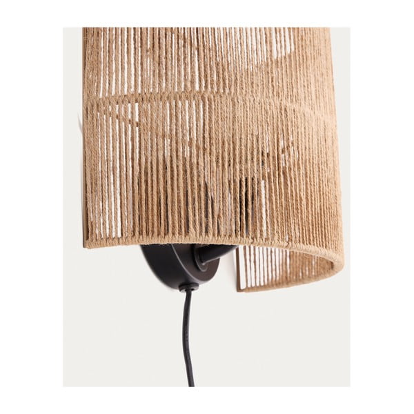 Natúr színű fali lámpa Canar – Kave Home-image-2