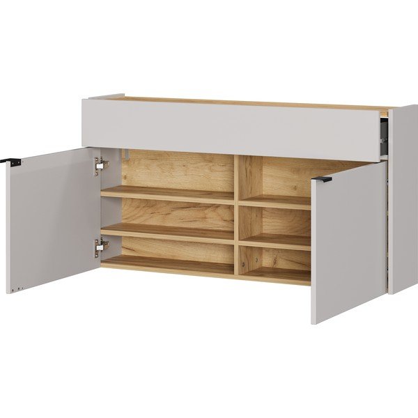 Krémszínű függő szekrény 110x57x22 cm Ameca – Germania-image-3
