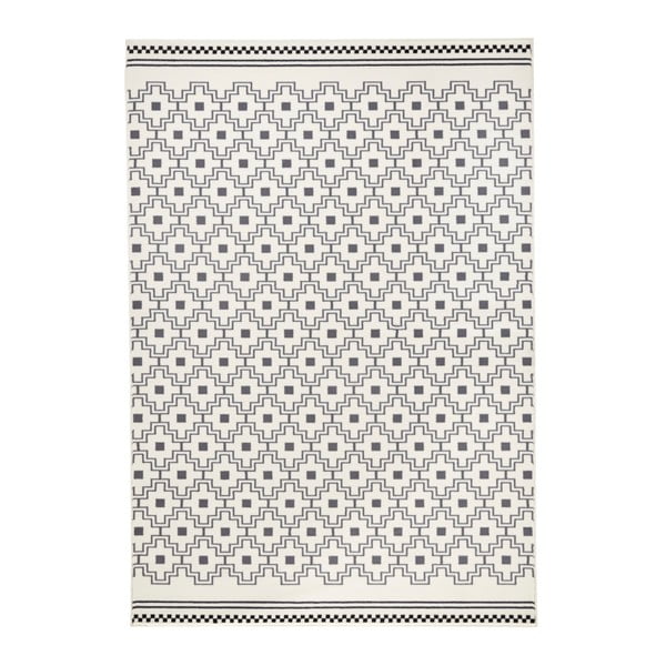 Cubic fekete-fehér szőnyeg, 70 x 140 cm - Zala Living