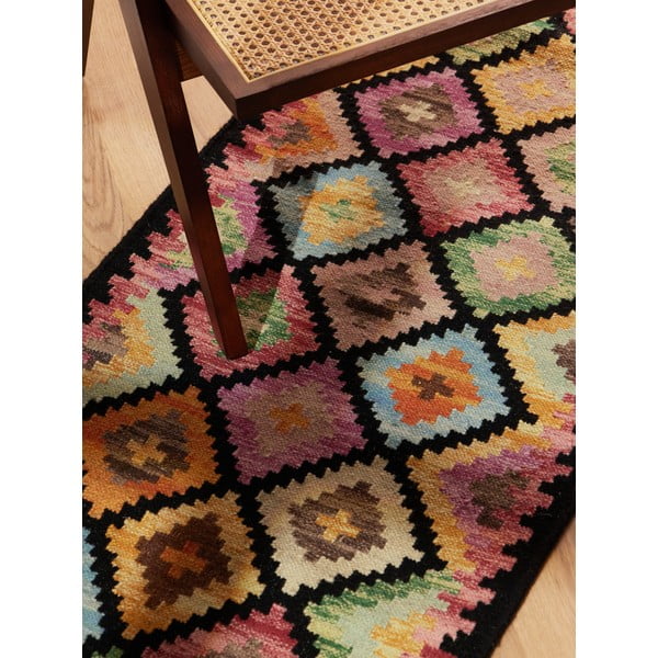 Kétoldalas kézi szövésű gyapjú futószőnyeg 60x190 cm Kamal Zara – Nouristan-image-3