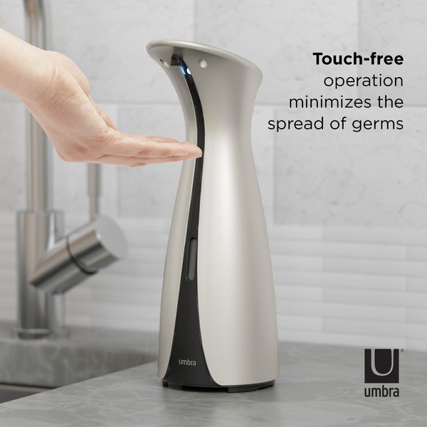 Ezüstszínű automata szappanadagoló 250 ml Otto – Umbra-image-1