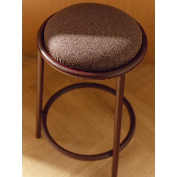 Borvörös fém bárszék (ülésmagasság 68 cm) Hogo – noo.ma-image-3