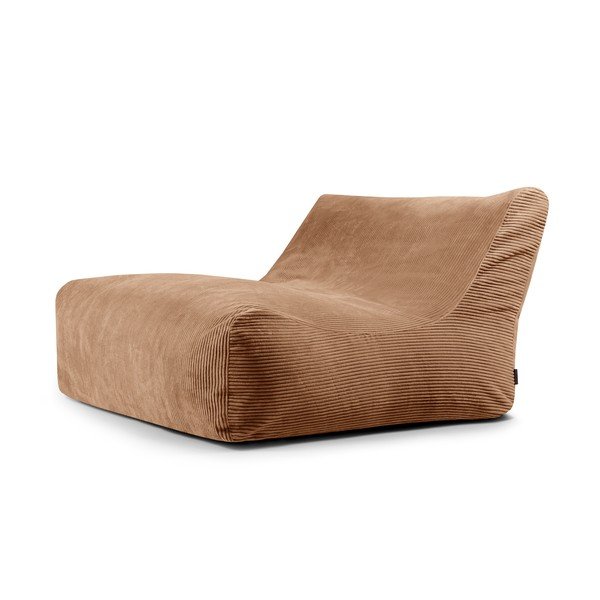 Barna kordbársony babzsákfotel Sofa Lounge – SLOWDOWN