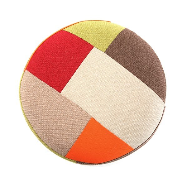 Red Patchwork ülőke, ⌀ 35 cm - Versa-image-2