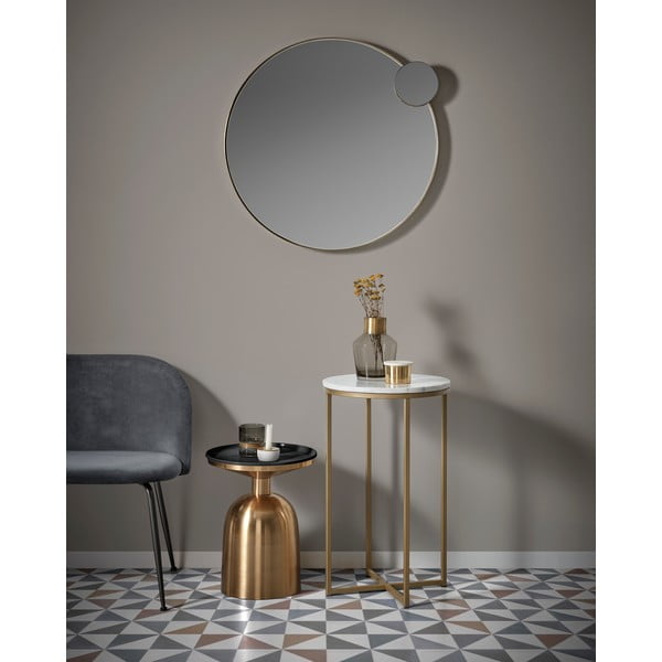 Physic aranyszínű tárolóasztal, ø 37 cm - Kave Home-image-1