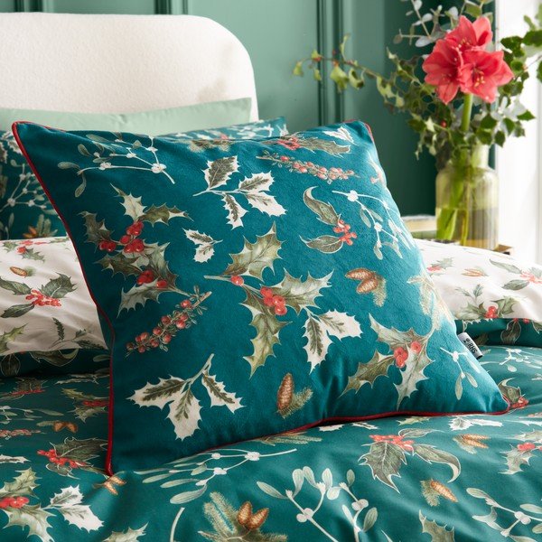 Bársony díszpárna 50x50 cm Winter Foliage – RHS