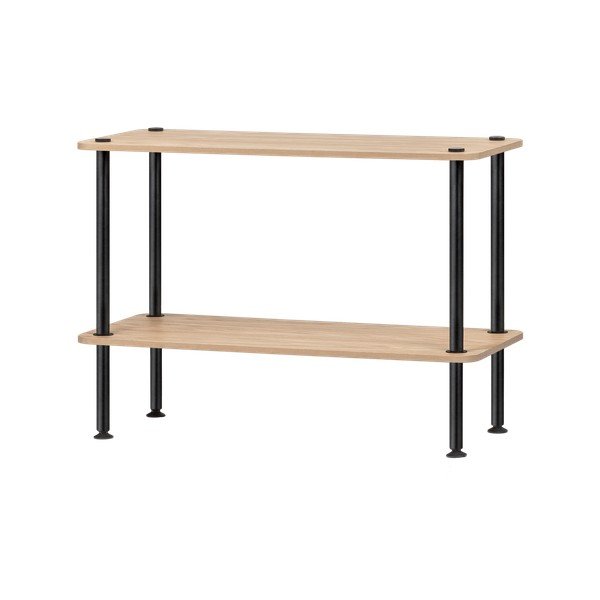 Natúr színű polcos állvány tölgyfa dekorral 80x54,5x35 cm Teidi – noo.ma