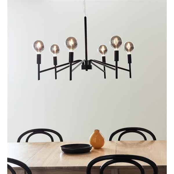 Monarch fekete függőlámpa, ø 70 cm - Markslöjd-image-1