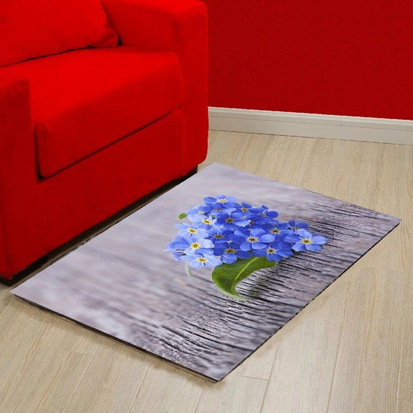 Blue vinil szőnyeg, 52 x 75 cm-image-2