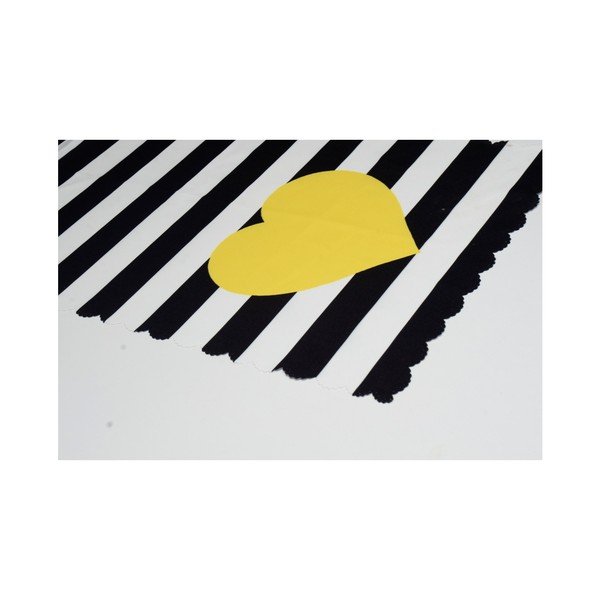 Asztali futó 45x140 cm Black Stripes – Minimalist Cushion Covers-image-1