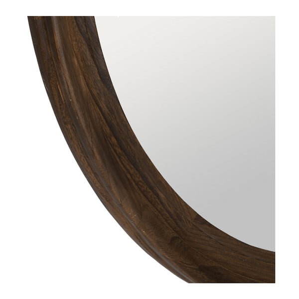Fali tükör tömörfa kerettel ø 110,5 cm Paula – Ixia-image-2