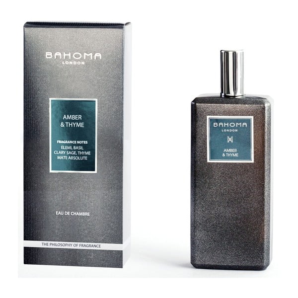 Borostyán és kakukkfű illatú beltéri spray, 100 ml - Bahoma London