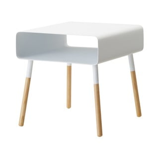 Plain fehér tárolóasztal, magasság 35 cm - YAMAZAKI