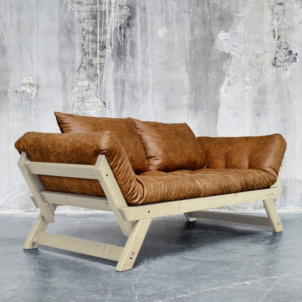 Vintage Bebop Natural/Cognac kanapé - Karup-image-1