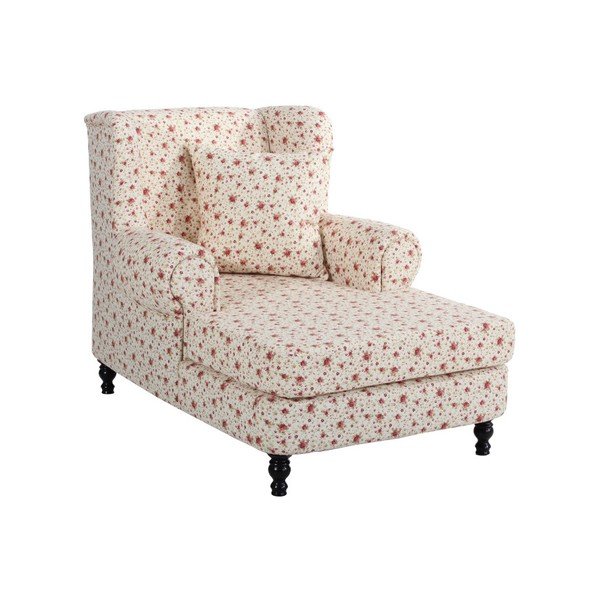 Mareille Flowery Beige bézs színű füles fotel - Max Winzer