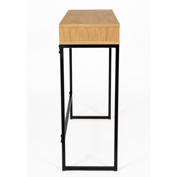 Íróasztal tölgyfa dekoros asztallappal 35x100 cm Frame – Woodman-image-3