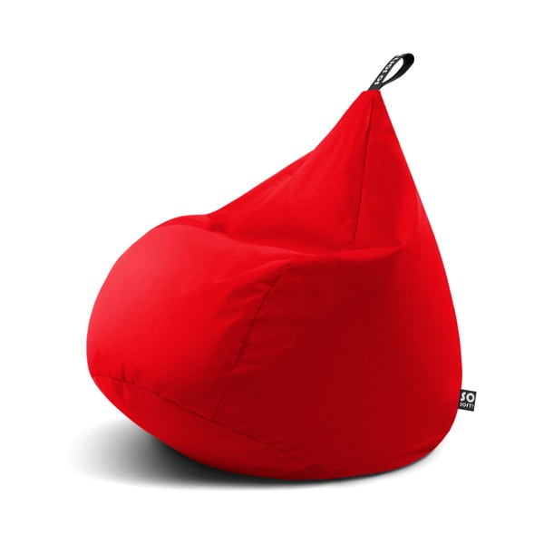 Piros gyerek babzsákfotel Drop M – So Soft?