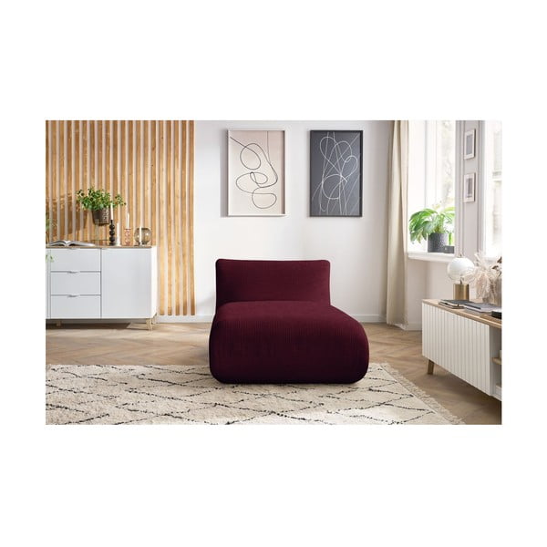 Borvörös kordbársony kanapé modul Lecomte – Bobochic Paris-image-4