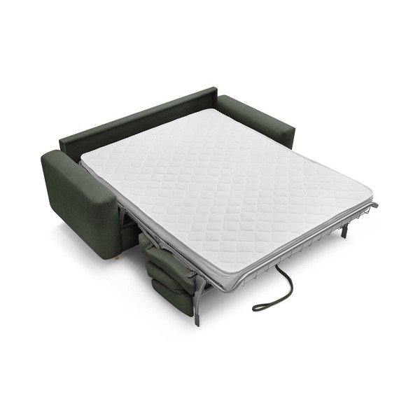 Zöld kanapé mindennapos alvásra-kinyitható 200 cm Cocoone – Bobochic Paris-image-3