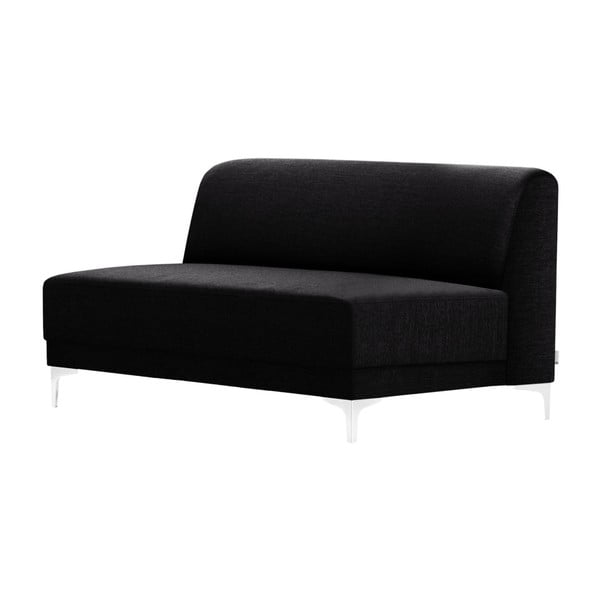 Allegra fekete kétszemélyes kanapé - Florenzzi