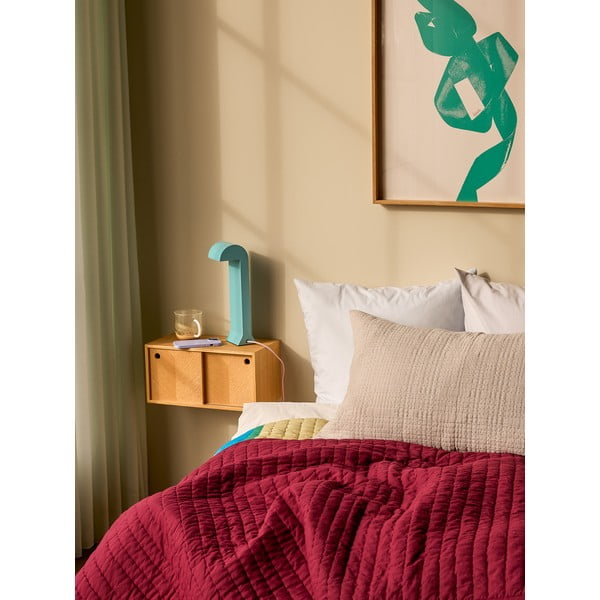 Kék LED dimmelhető asztali lámpa (magasság 34 cm) Soothe – Hübsch-image-4