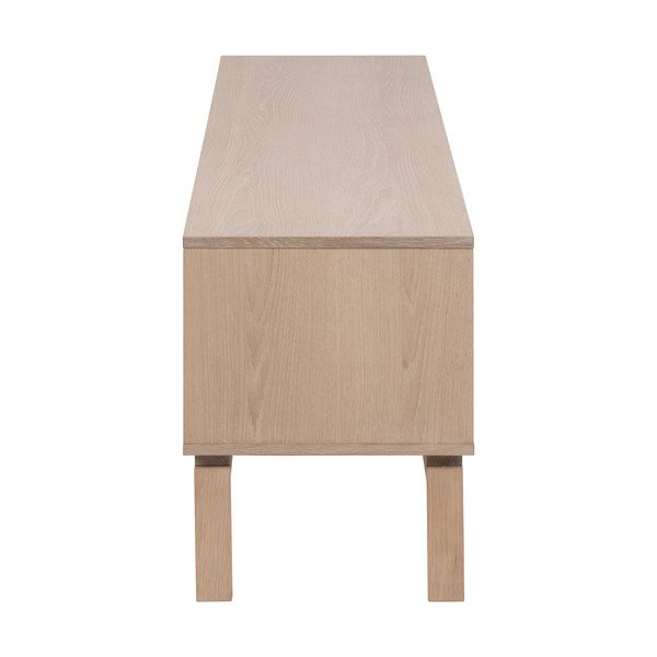 Natúr színű TV-állvány tölgyfa dekorral 160x50 cm Linley – Actona-image-4