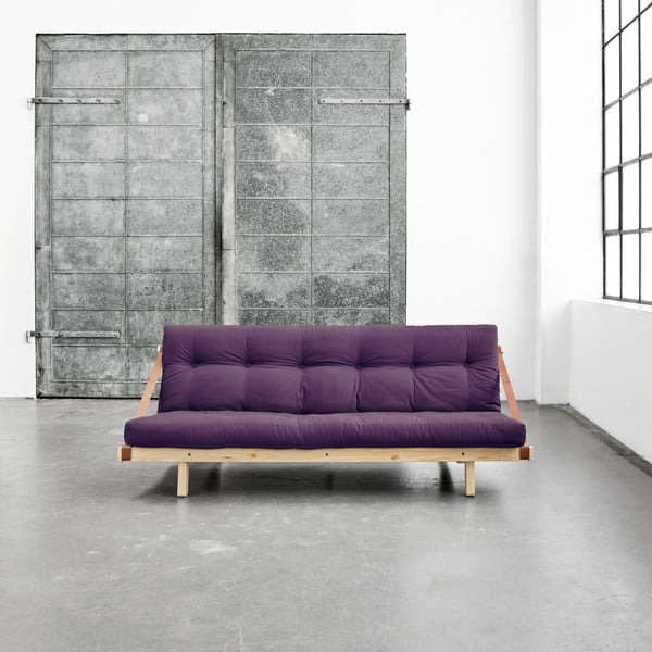 Jump Natural/Purple kinyitható kanapéágy - Karup