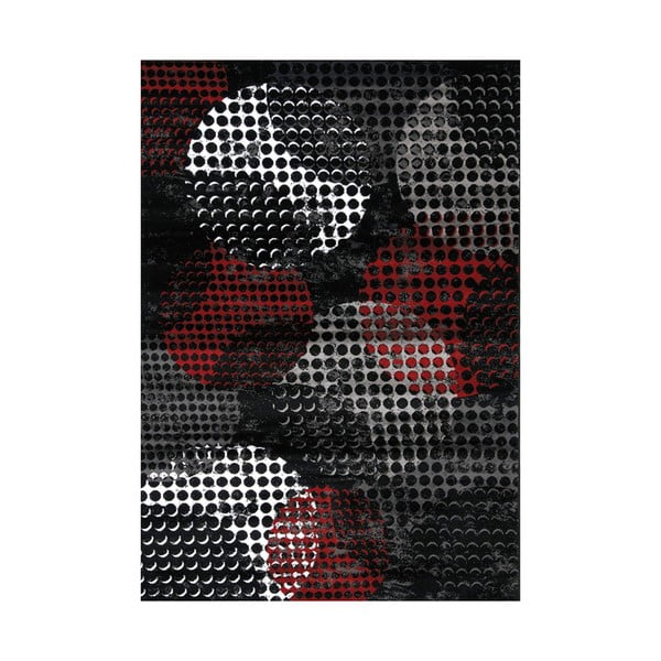 Manhattan Broadway fekete-szürke szőnyeg, 200 x 290 cm - Webtappeti