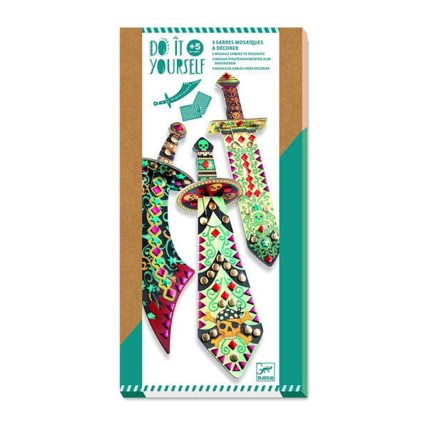 Knight kardkészítő szett 3 db kardhoz - Djeco-image-3