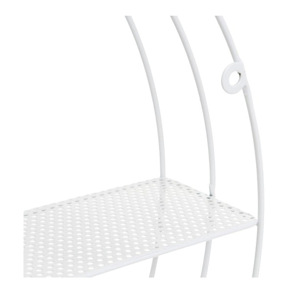 Fehér többszintes fali polc 50 cm – Casa Selección-image-2