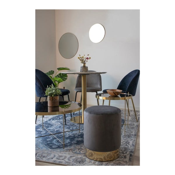 Világosszürke bársony étkezőszék szett 2 db-os Geneve – House Nordic-image-4