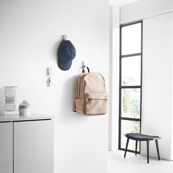 Fehér fali fém akasztó szett 3 db-os Tower – YAMAZAKI-image-2