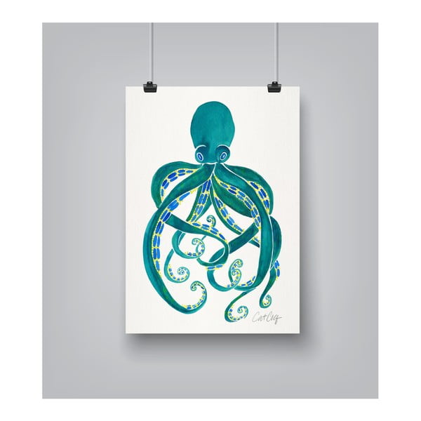 Octopus by Cat Coquillette 30 x 42 cm-es plakát