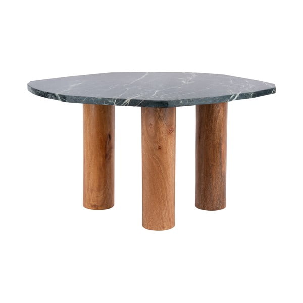 Tárolóasztal márvány dekoros asztallappal 50x75 cm Organic   – Leitmotiv-image-3