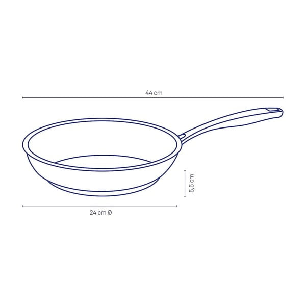 Flavoria rozsdamentes acél sütőserpenyő, ø 24 cm - Kela-image-3