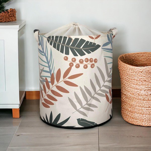 Textil tárolókosár ø 37x40 cm – Mioli Decor-image-1