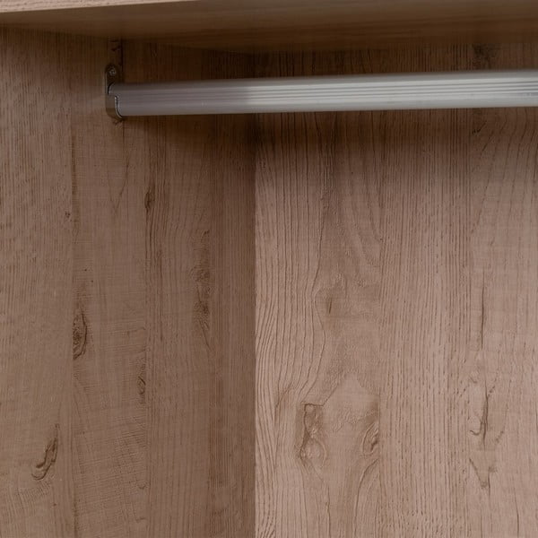 Natúr színű nyitott moduláris szekrény tölgyfa dekorral 80x180x45 cm Modular – Casa Selección-image-4