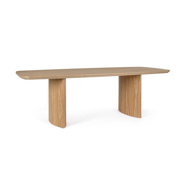 Étkezőasztal tölgyfa dekorral 100x240 cm Odelia – Bizzotto