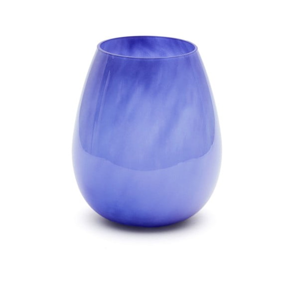 Kék üveg váza (magasság 26 cm) Kelse – Kave Home