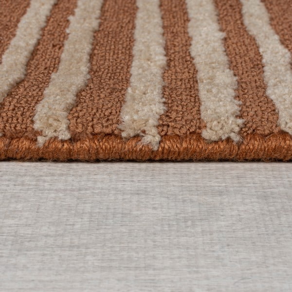 Terrakotta színű szőnyeg 160x230 cm Kylo – Flair Rugs-image-4