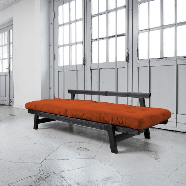 Step Black/Orange kinyitható kanapé - Karup-image-2