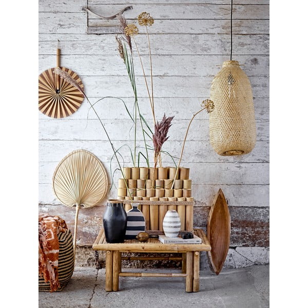 Natúr színű függőlámpa bambusz búrával ø 25 cm Evert – Bloomingville-image-3