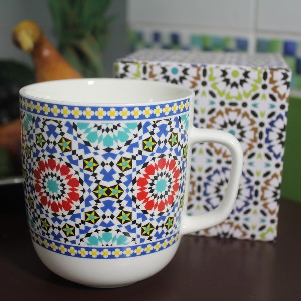 Indian porcelán bögre, 380 ml - Duo Gift-image-1