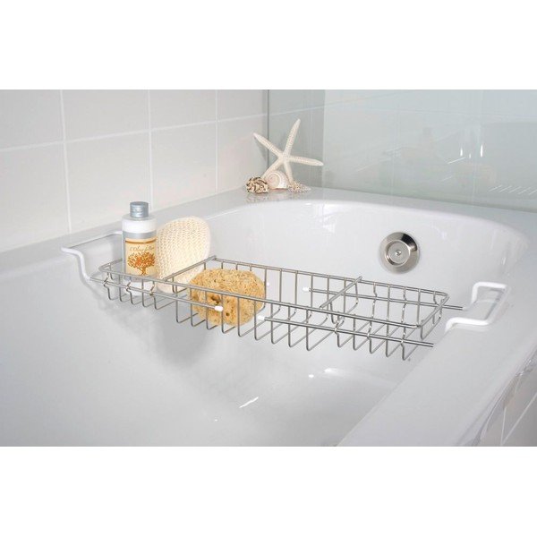 Bringing rozsdamentes acél fürdőkád tálca, hossz 58,5 cm - Wenko-image-1