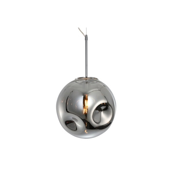 Pendulum fújt üvegből készült krómszínű függőlámpa - Leitmotiv