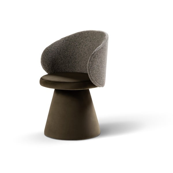 Sötétzöld bársony fotel Inez – Micadoni -image-2