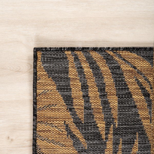 Fekete-barna kültéri-beltéri szőnyeg 140x200 cm Mira 1451 – Ayyildiz Carpets-image-2