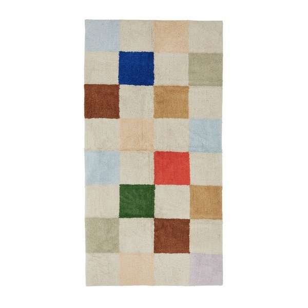 Pamut gyerek szőnyeg 84x168 cm Chess – OYOY Mini